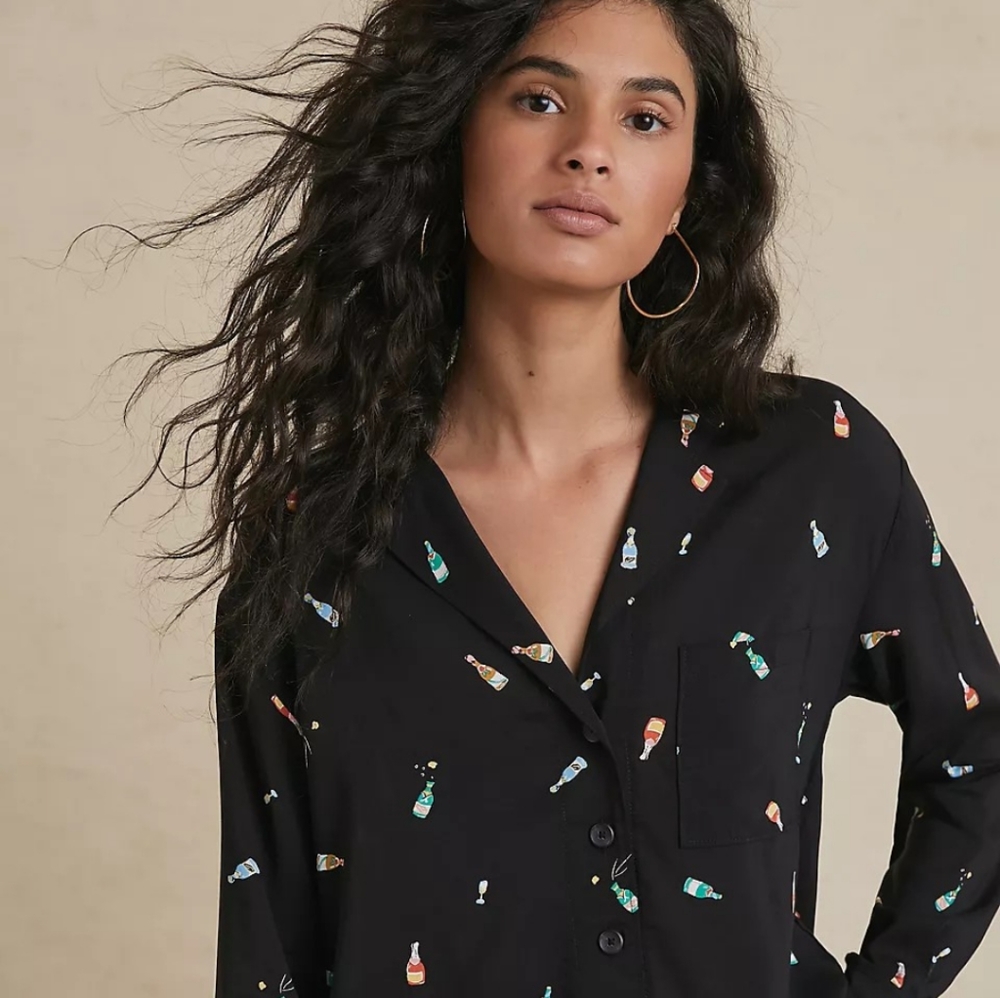Maeve Anthropologie Cheers buttondown shirt Large